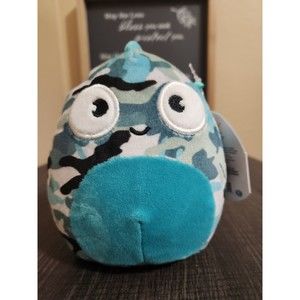 New Squishmallows 6” Calais the Green Camouflage Chameleon Walgreens Exclusive